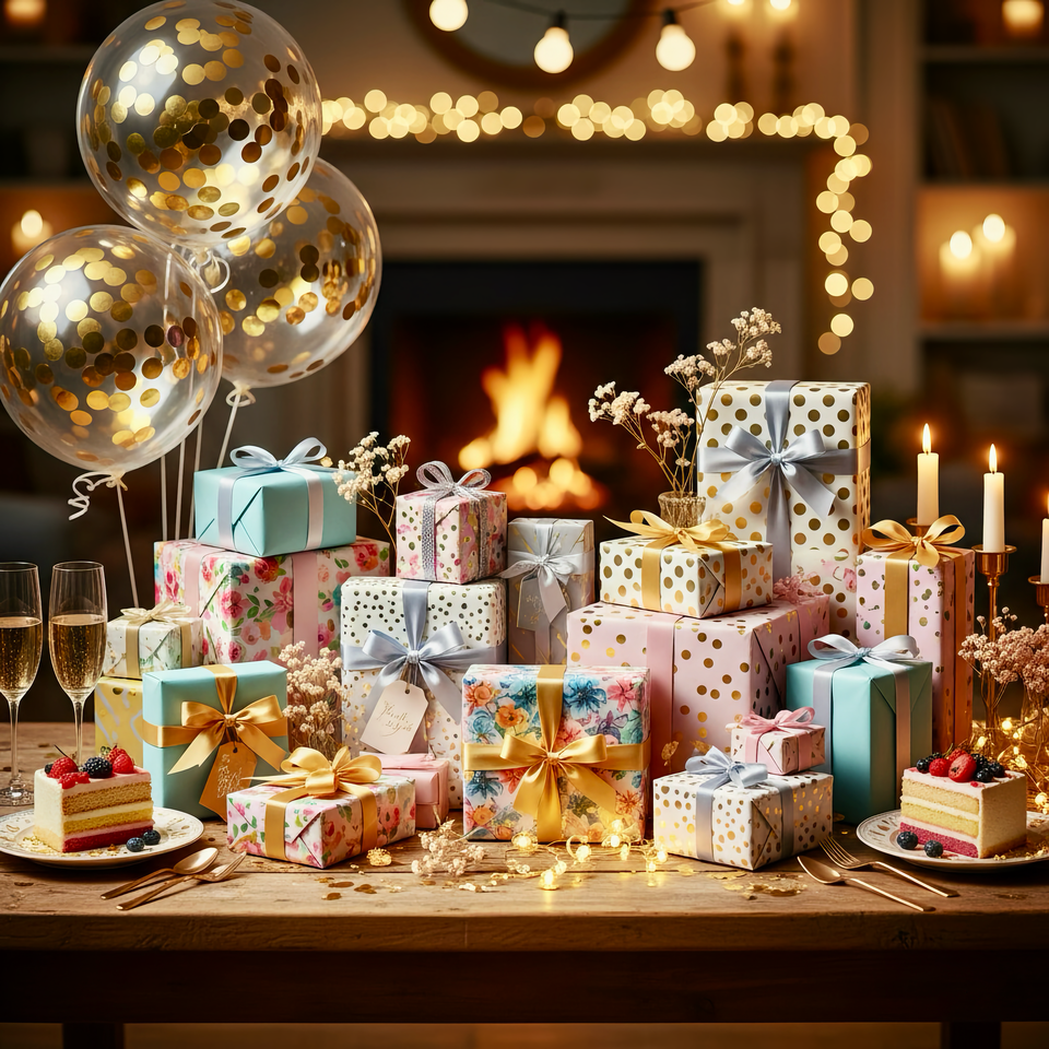 CÉLÉBRATIONS & CADEAUX  – Fêter, Offrir, Rayonner