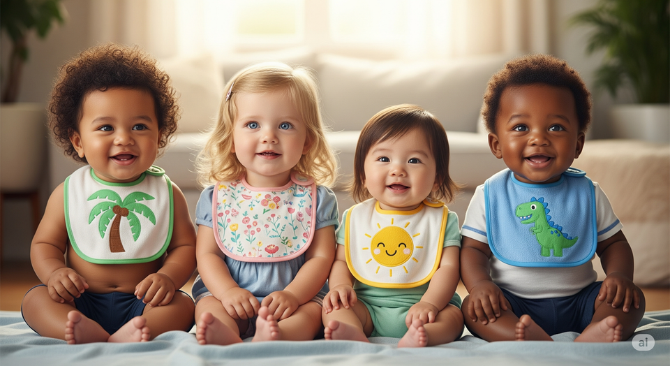 Bavoir Bébé |Coton Doux