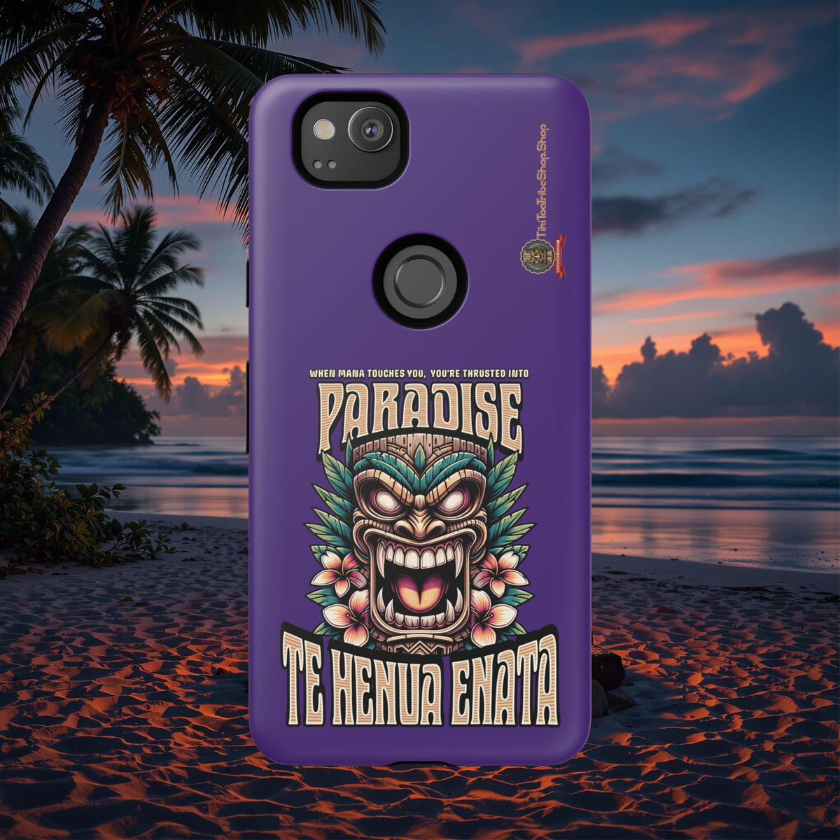 Te Henua Enata â Coque Antichoc Tiki Ancestral & Puissant