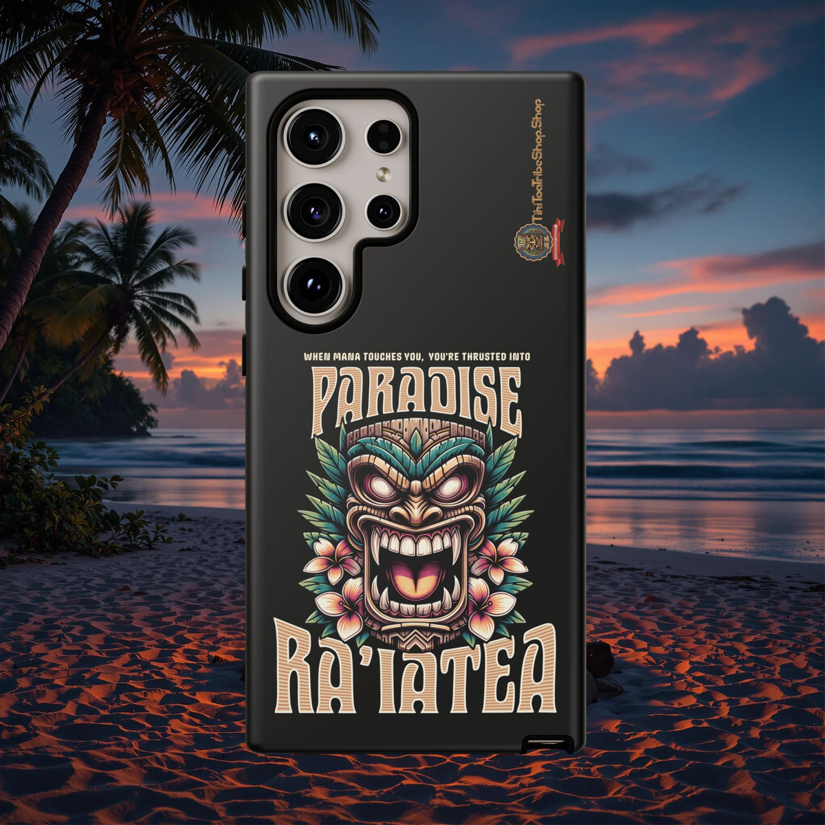 Ra’iatea – Coque Tiki Tribal de Protection Premium