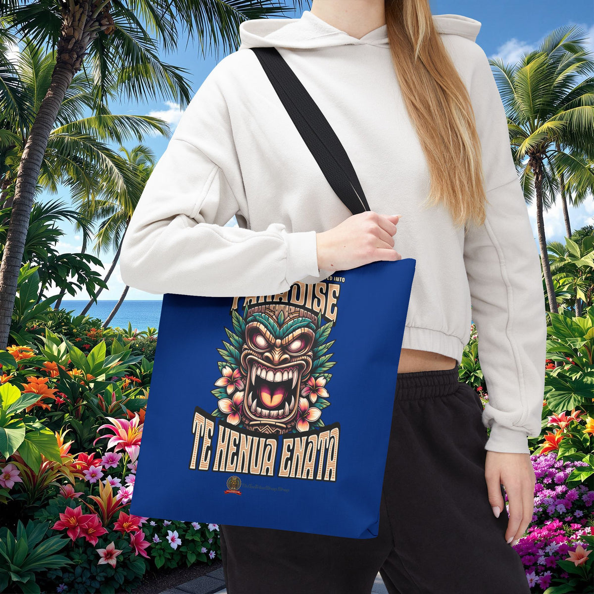 TE HENUA ENATA PARADISE Tote Bag