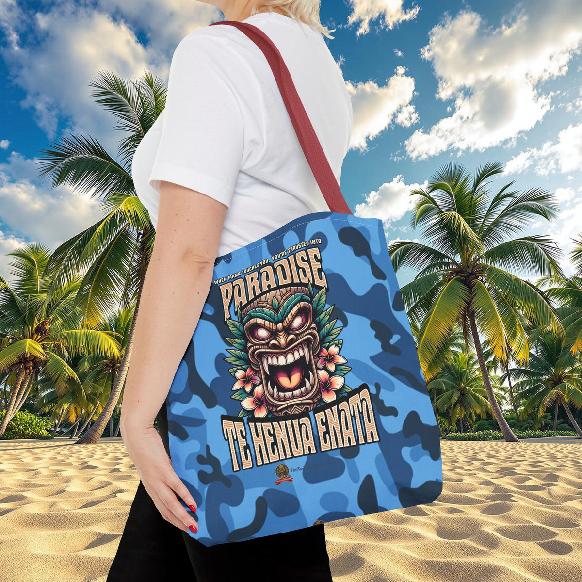 TE HENUA ENATA PARADISE Tote Bag