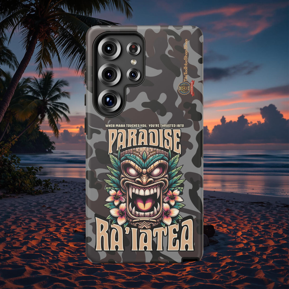 Ra’iatea – Coque Tiki Tribal de Protection Premium