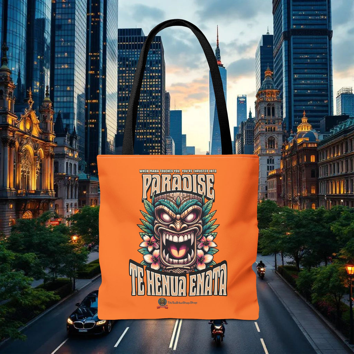 TE HENUA ENATA PARADISE Tote Bag