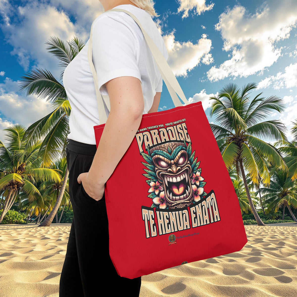 TE HENUA ENATA PARADISE Tote Bag