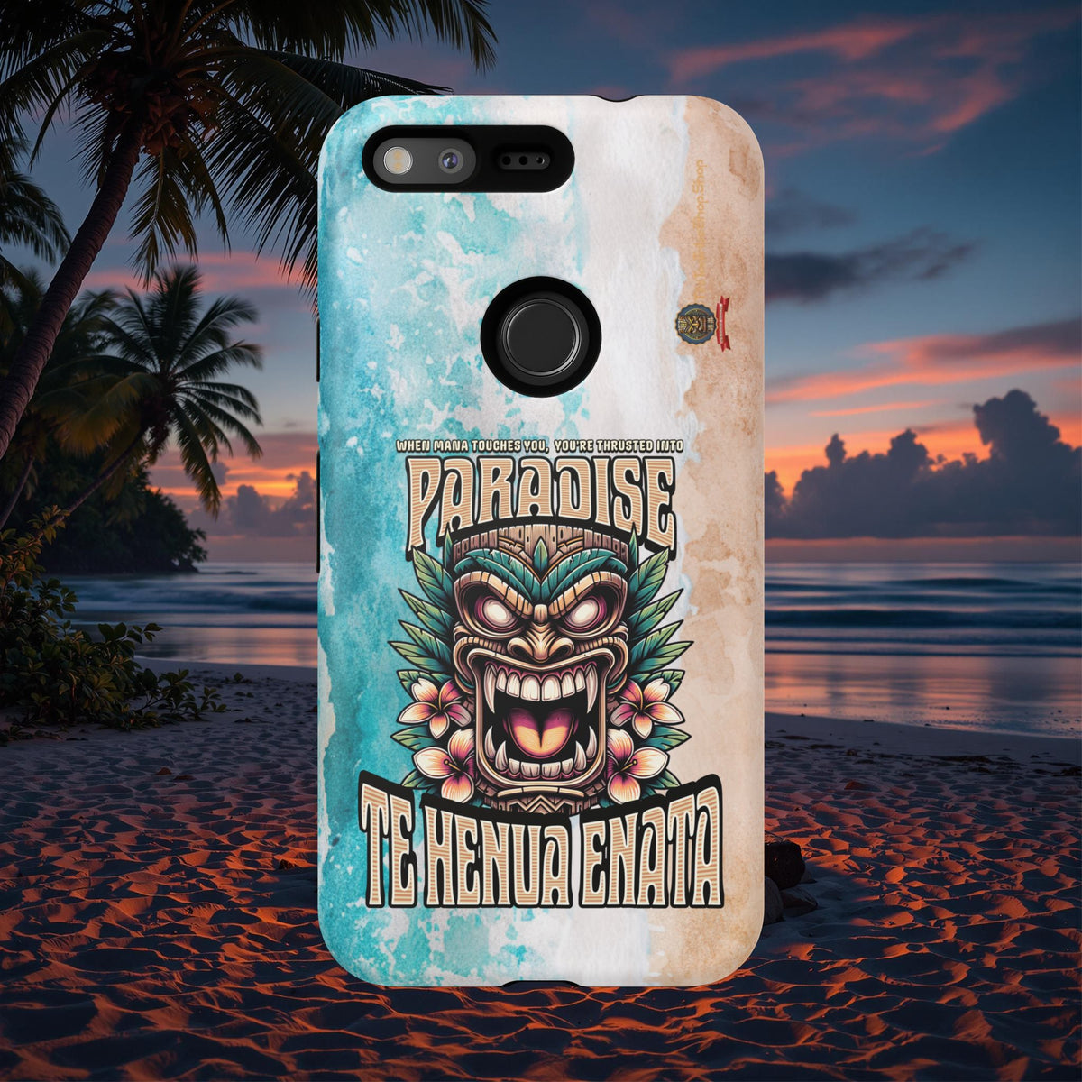 Te Henua Enata â Coque Antichoc Tiki Ancestral & Puissant