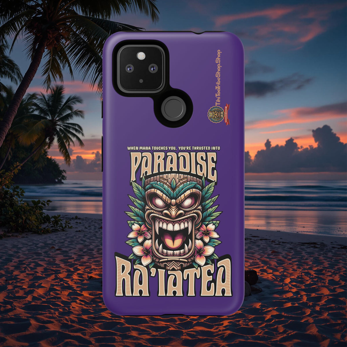 Ra’iatea – Coque Tiki Tribal de Protection Premium