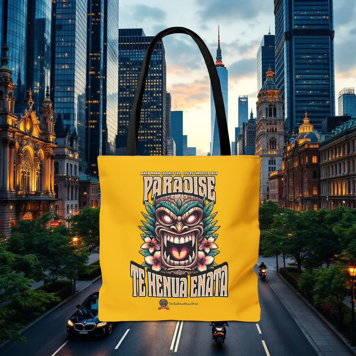 TE HENUA ENATA PARADISE Tote Bag