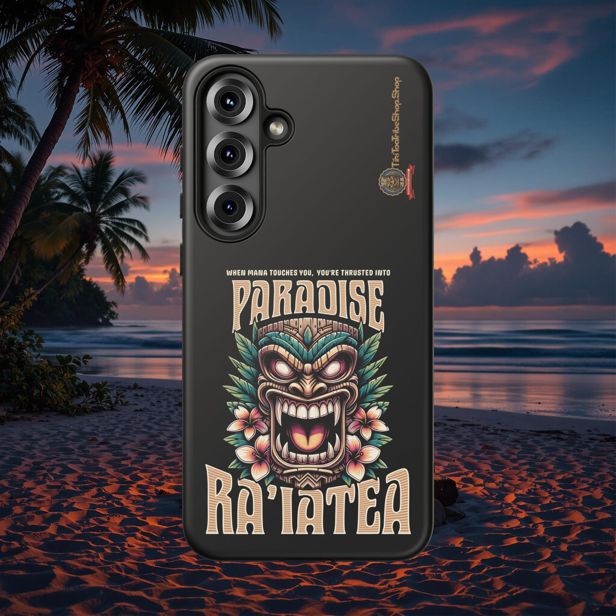 Ra’iatea – Coque Tiki Tribal de Protection Premium