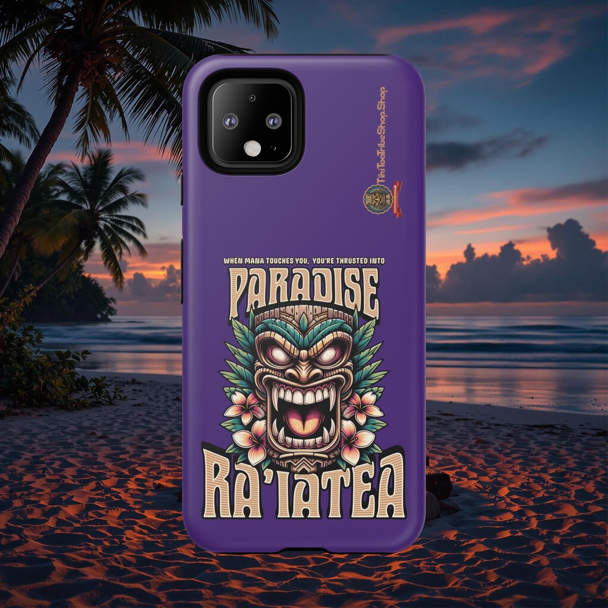 Ra’iatea – Coque Tiki Tribal de Protection Premium