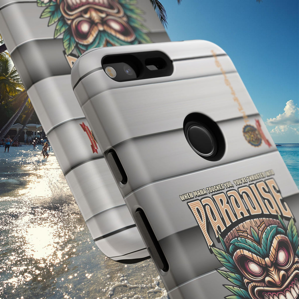 Te Henua Enata â Coque Antichoc Tiki Ancestral & Puissant
