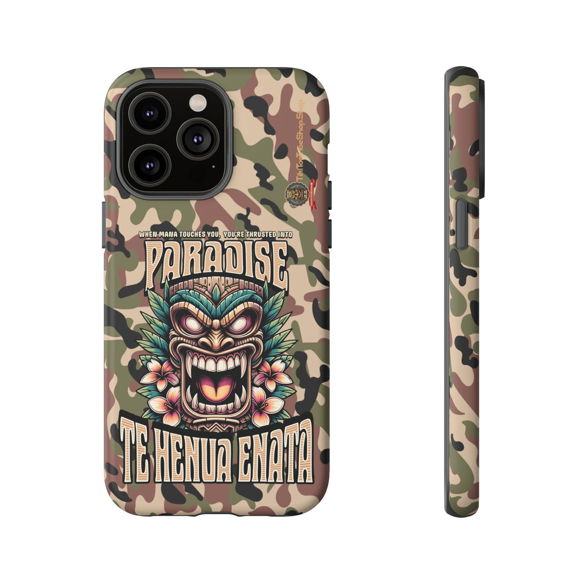 Te Henua Enata â Coque Antichoc Tiki Ancestral & Puissant