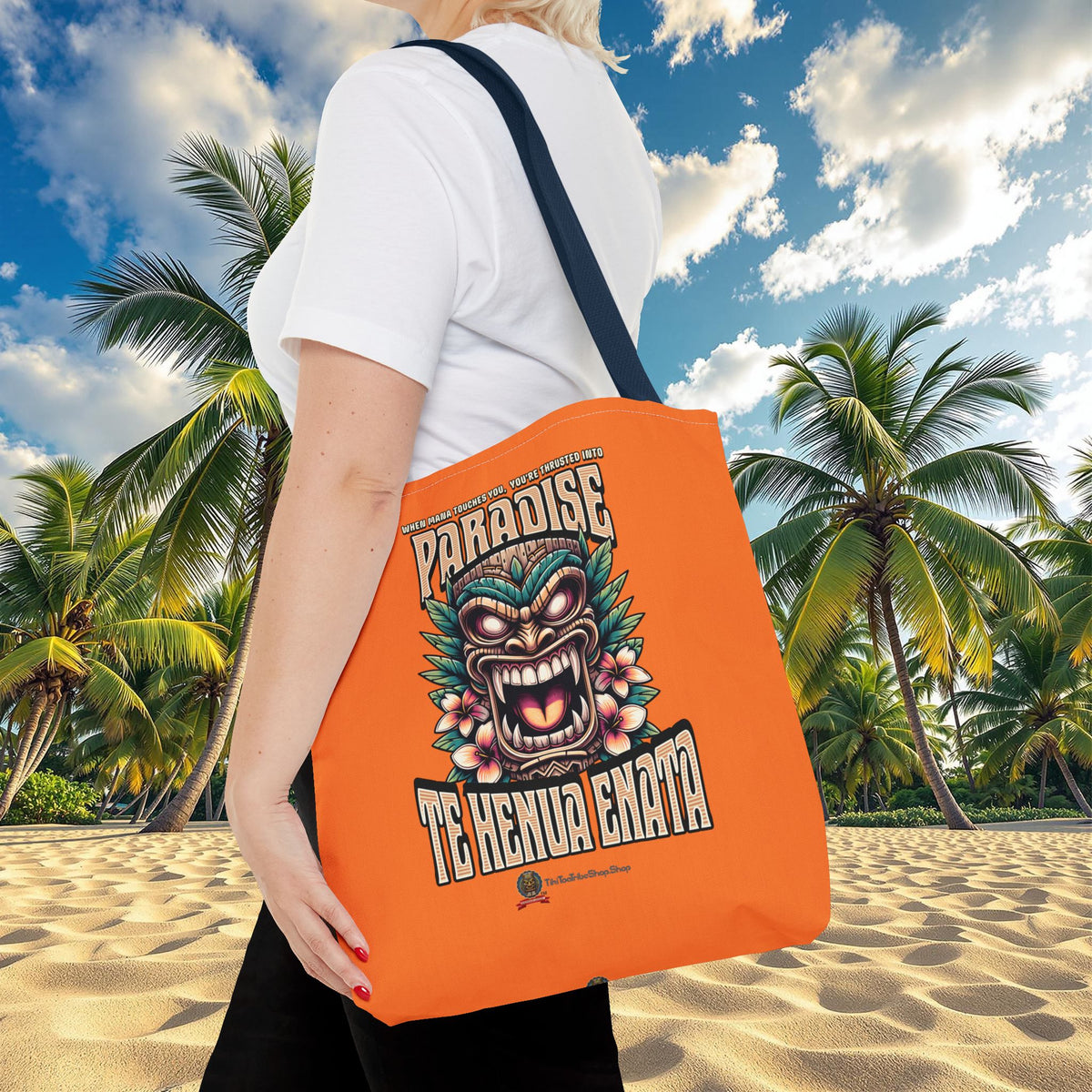 TE HENUA ENATA PARADISE Tote Bag