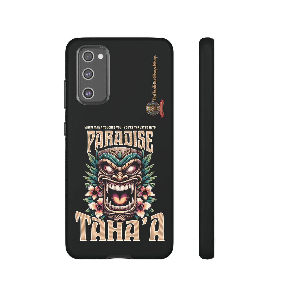 Tahaa ā Premium Shockproof Case āFierce Tikiā | Tribal Design & Maximum Protection