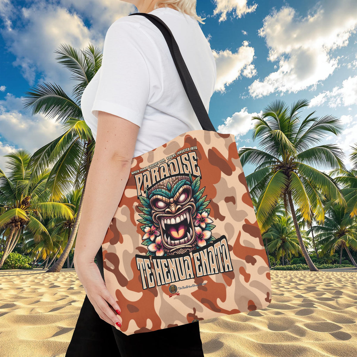 TE HENUA ENATA PARADISE Tote Bag