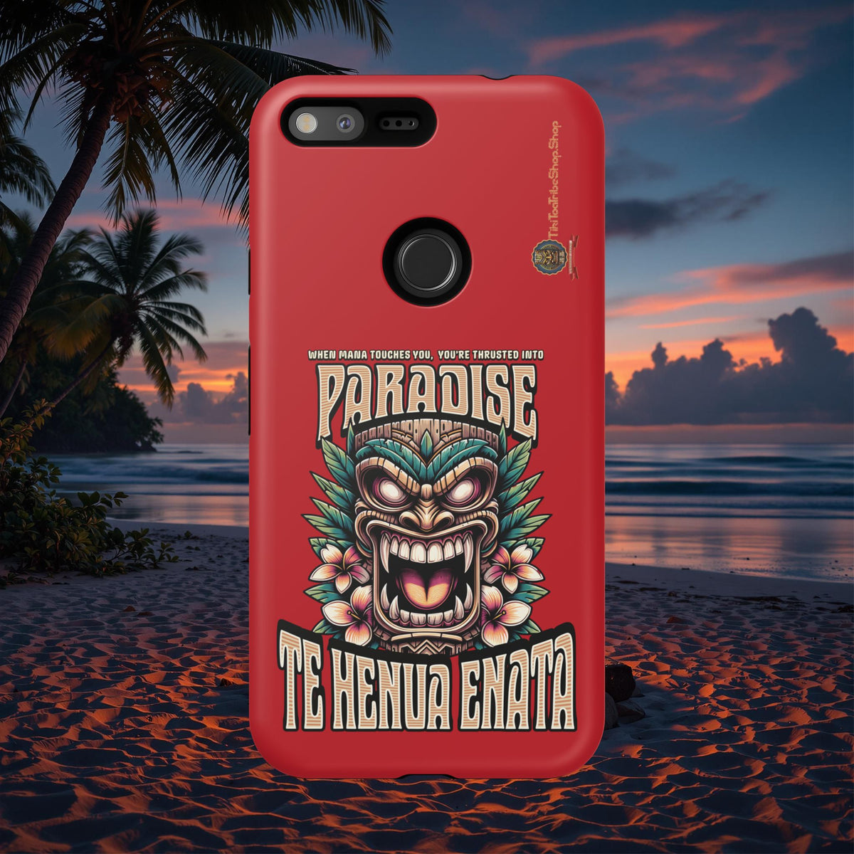 Te Henua Enata â Coque Antichoc Tiki Ancestral & Puissant