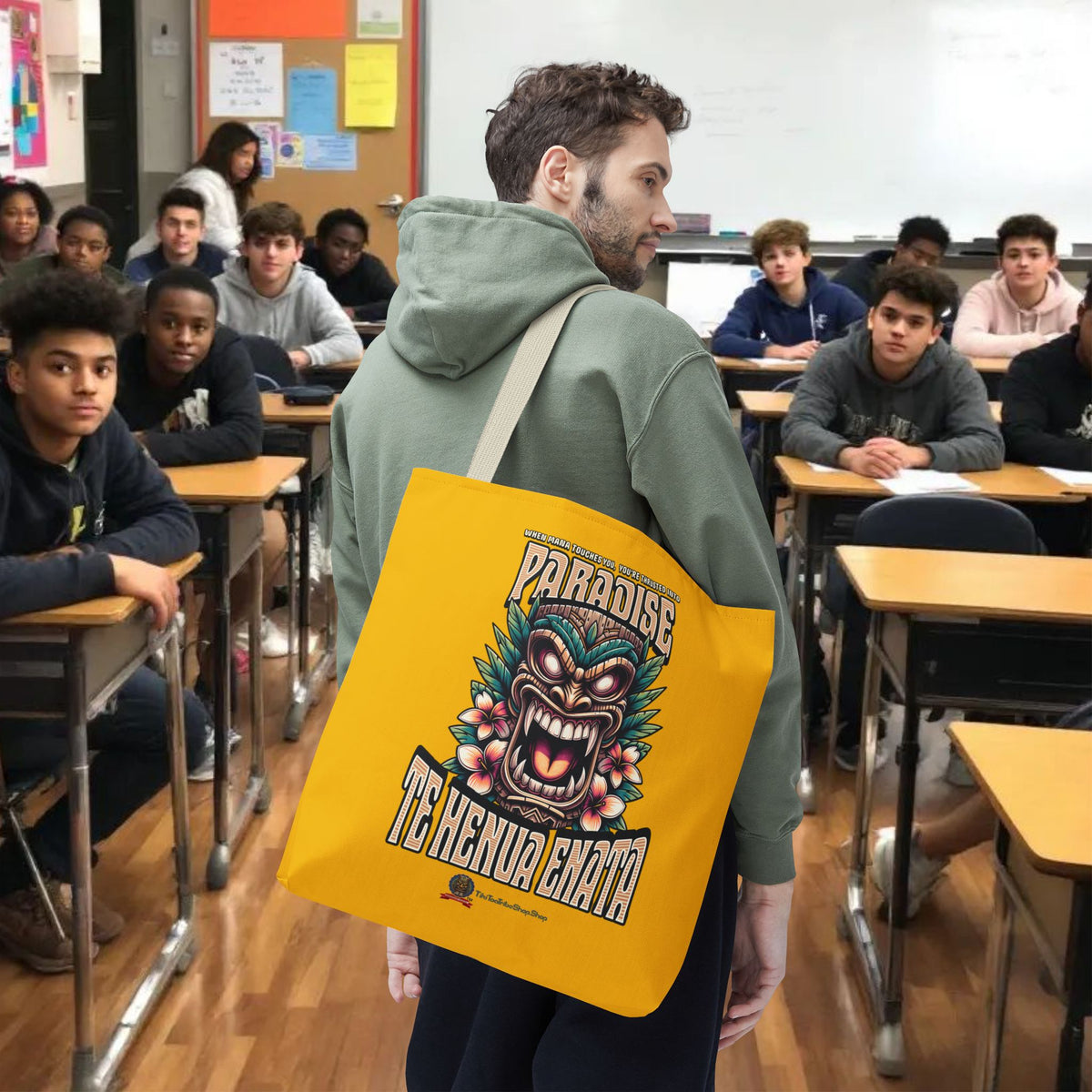 TE HENUA ENATA PARADISE Tote Bag