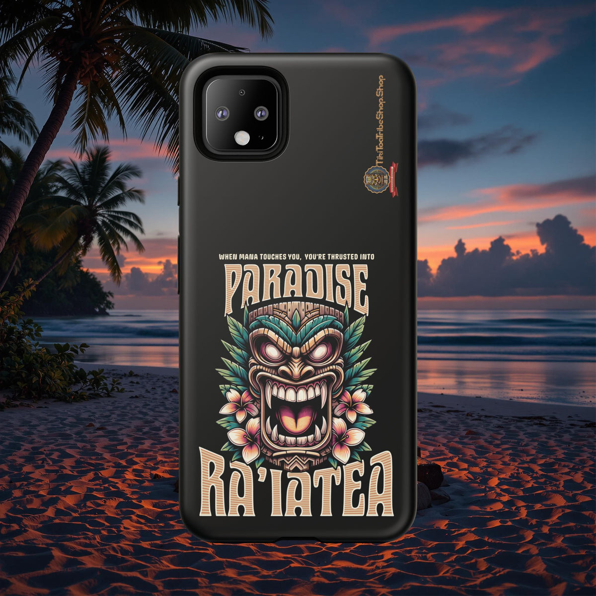Ra’iatea – Coque Tiki Tribal de Protection Premium