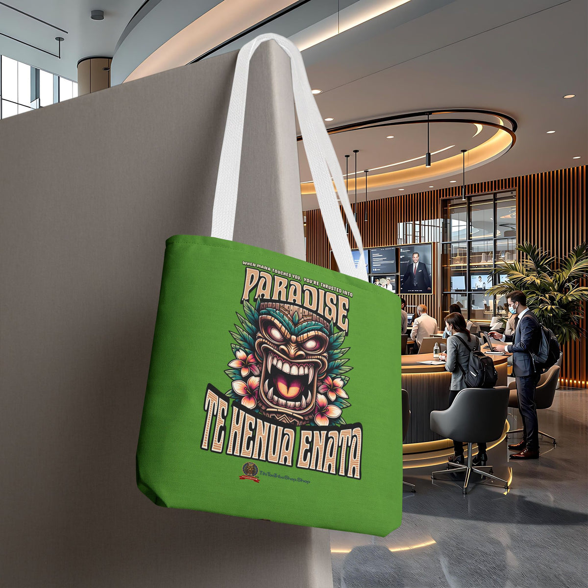 TE HENUA ENATA PARADISE Tote Bag