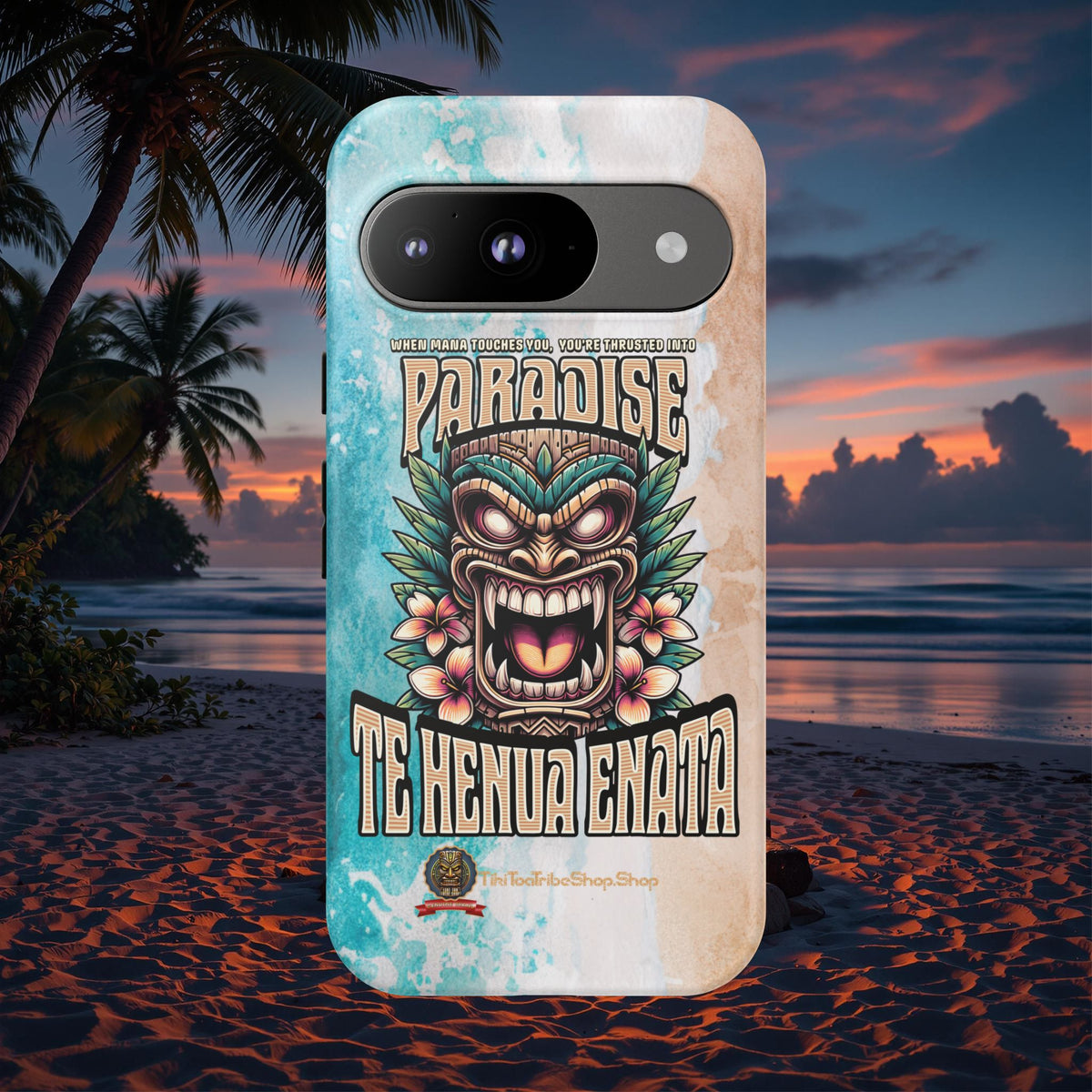Te Henua Enata â Coque Antichoc Tiki Ancestral & Puissant