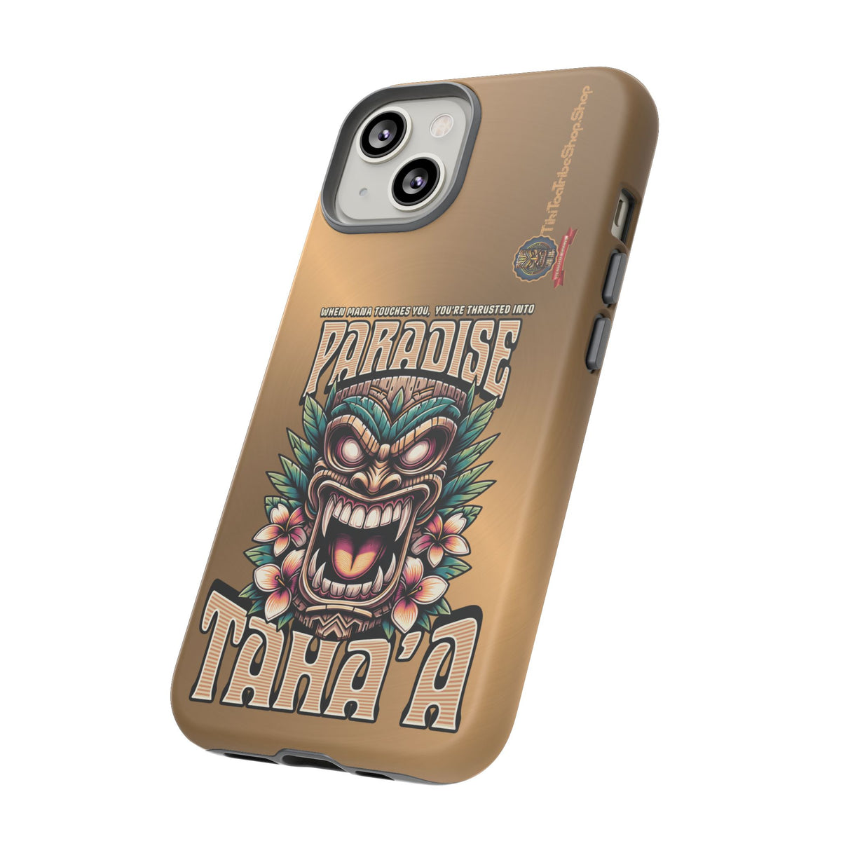 Tahaa ā Premium Shockproof Case āFierce Tikiā | Tribal Design & Maximum Protection
