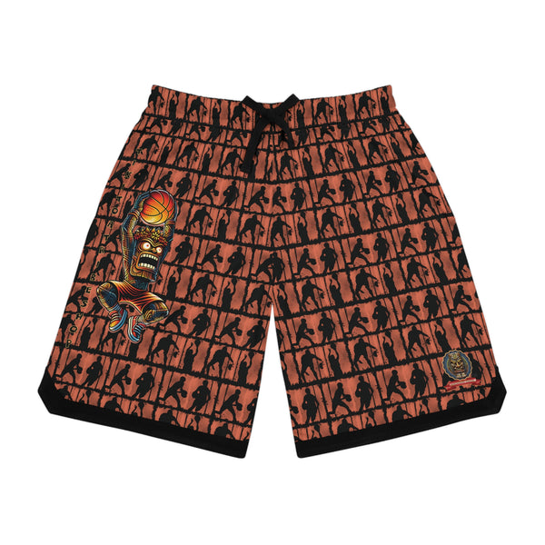 B-BALL SHORTS - Orange Flash