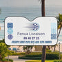 Pare-Soleil Fenua Livraison "Freddy Livre Plus Vite Que Son Ombre "