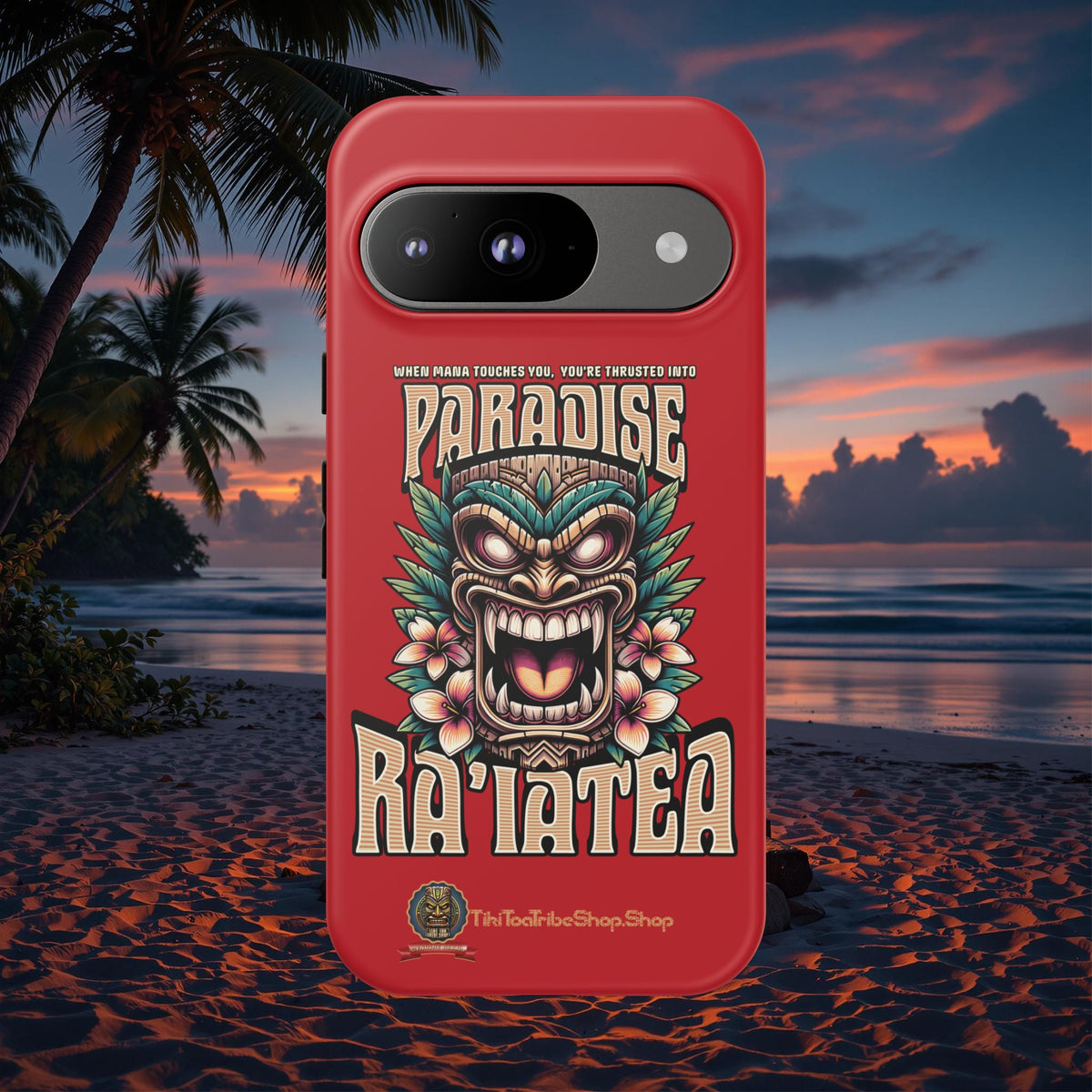 Ra’iatea – Coque Tiki Tribal de Protection Premium