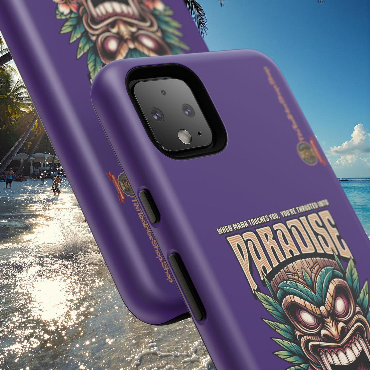 Te Henua Enata â Coque Antichoc Tiki Ancestral & Puissant