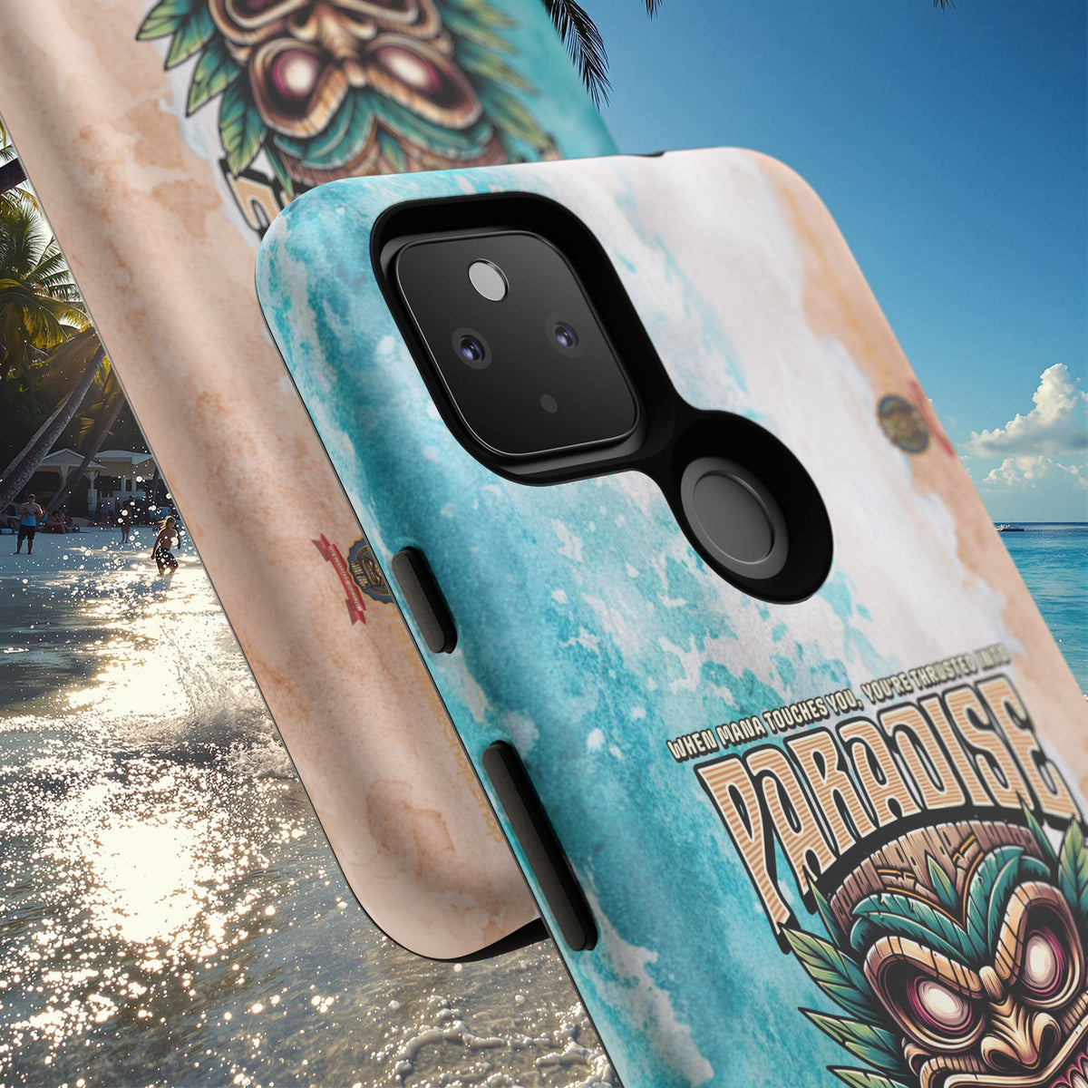 Te Henua Enata â Coque Antichoc Tiki Ancestral & Puissant