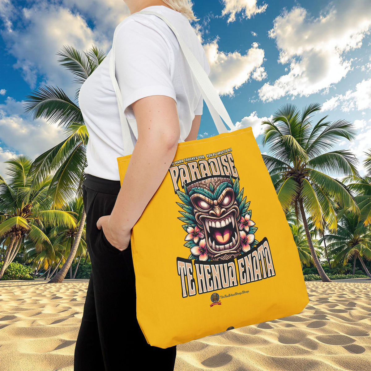 TE HENUA ENATA PARADISE Tote Bag