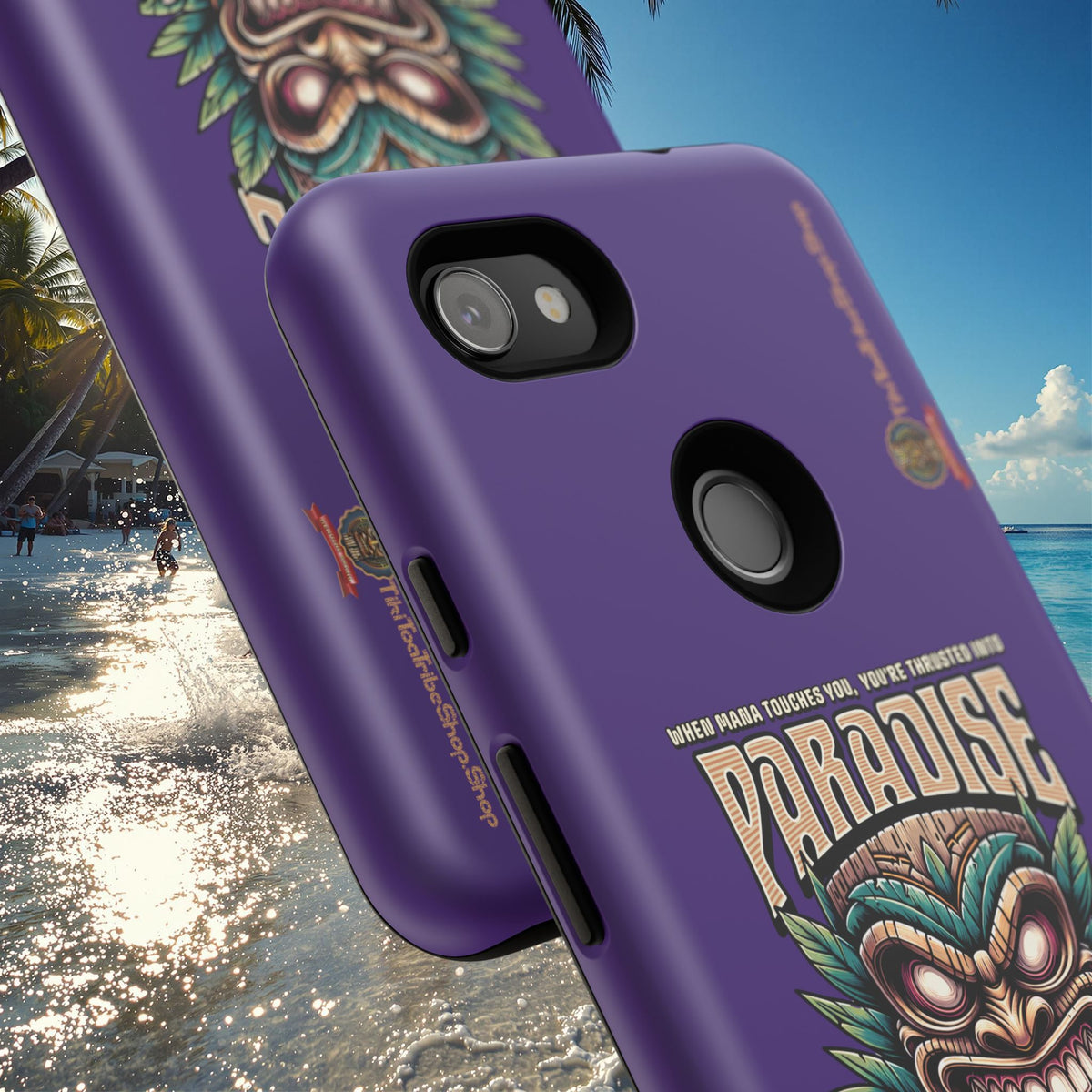 Te Henua Enata â Coque Antichoc Tiki Ancestral & Puissant