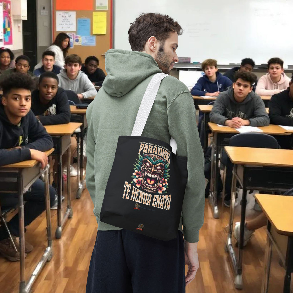 TE HENUA ENATA PARADISE Tote Bag