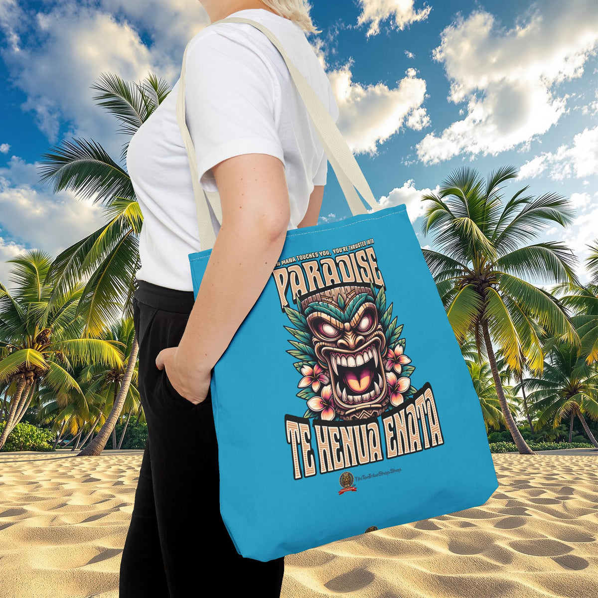 TE HENUA ENATA PARADISE Tote Bag