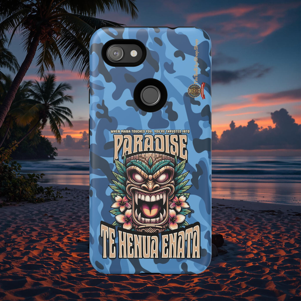 Te Henua Enata â Coque Antichoc Tiki Ancestral & Puissant