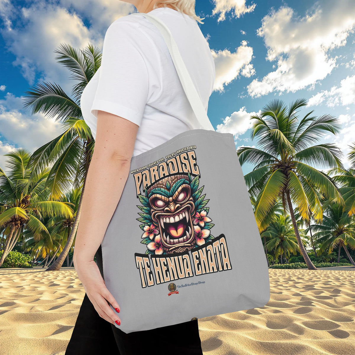 TE HENUA ENATA PARADISE Tote Bag
