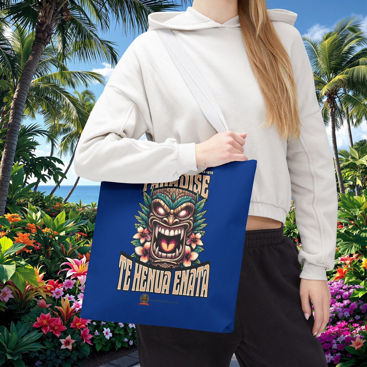 TE HENUA ENATA PARADISE Tote Bag