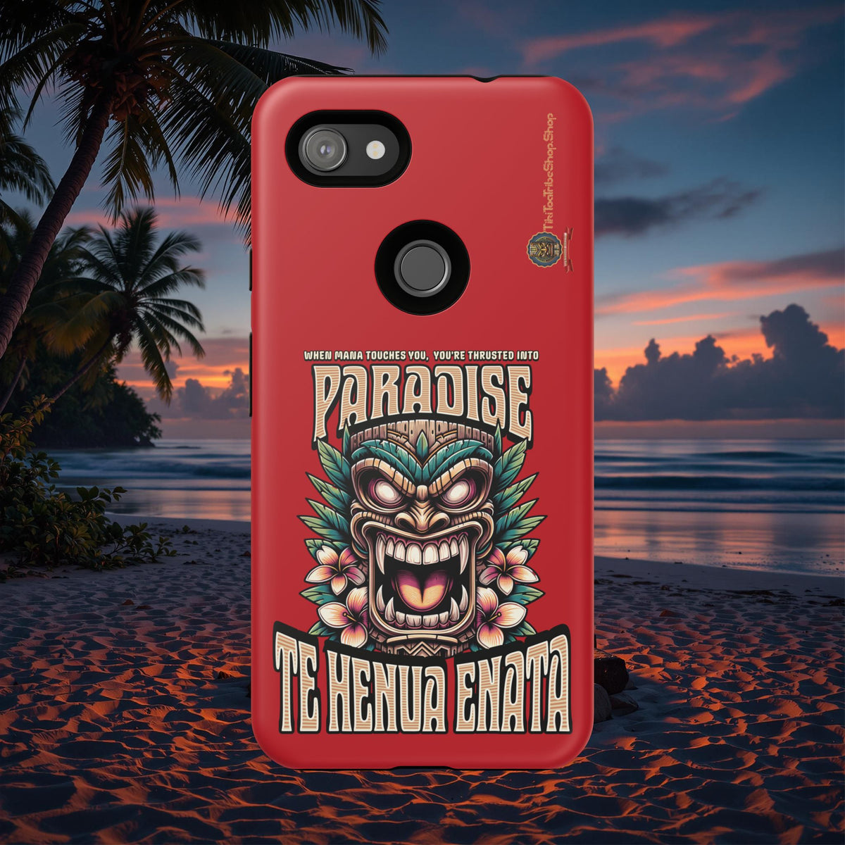 Te Henua Enata â Coque Antichoc Tiki Ancestral & Puissant