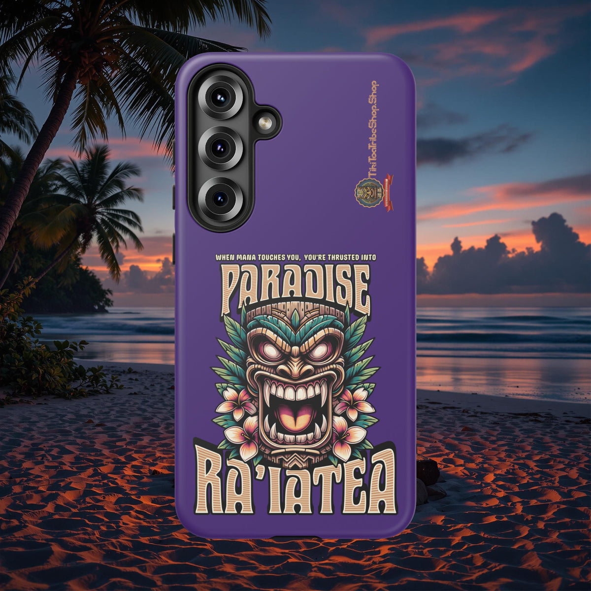 Ra’iatea – Coque Tiki Tribal de Protection Premium
