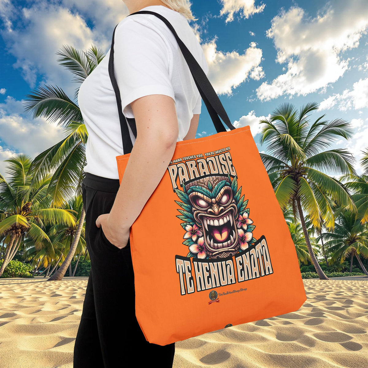 TE HENUA ENATA PARADISE Tote Bag