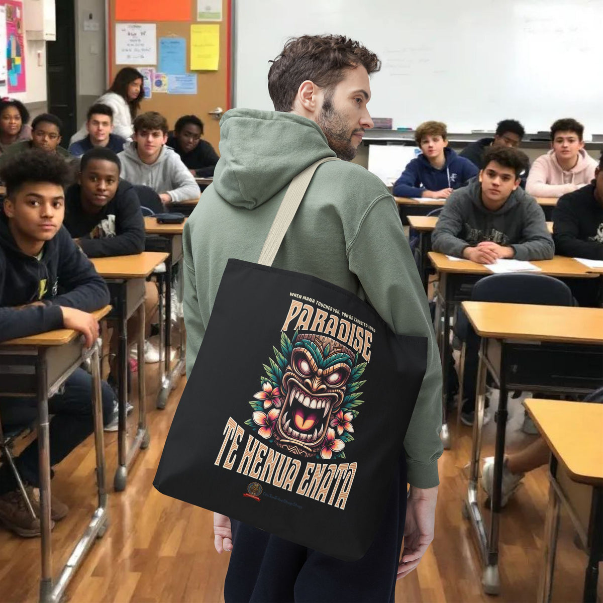 TE HENUA ENATA PARADISE Tote Bag