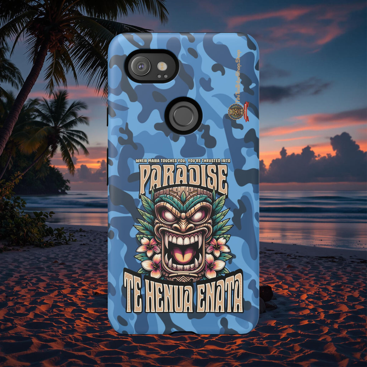 Te Henua Enata â Coque Antichoc Tiki Ancestral & Puissant