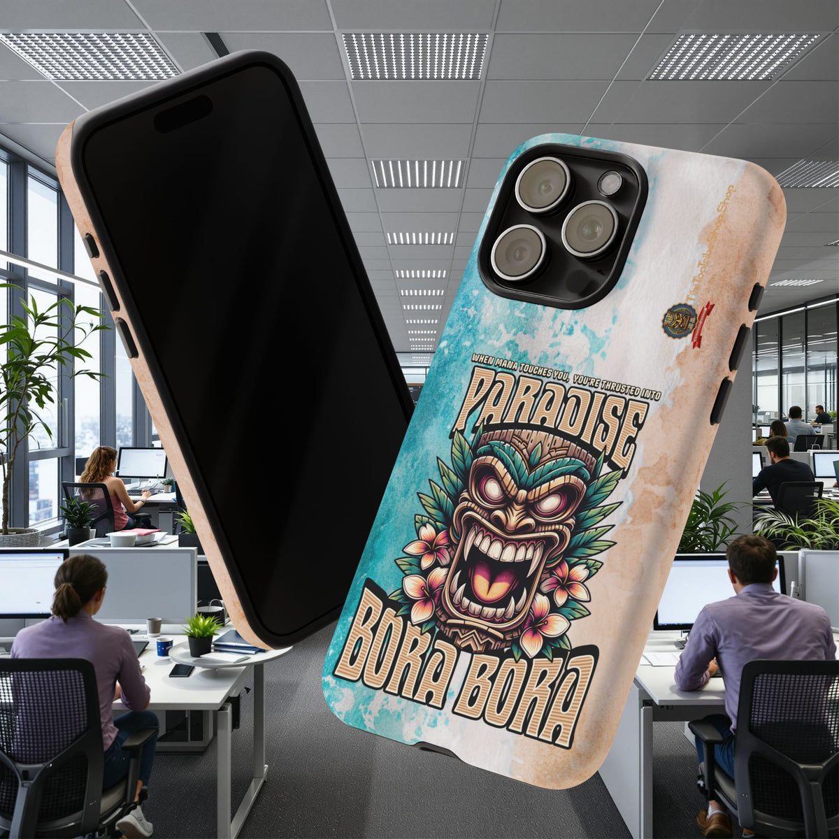 Bora Bora – Coque Antichoc Premium Tiki Élégance