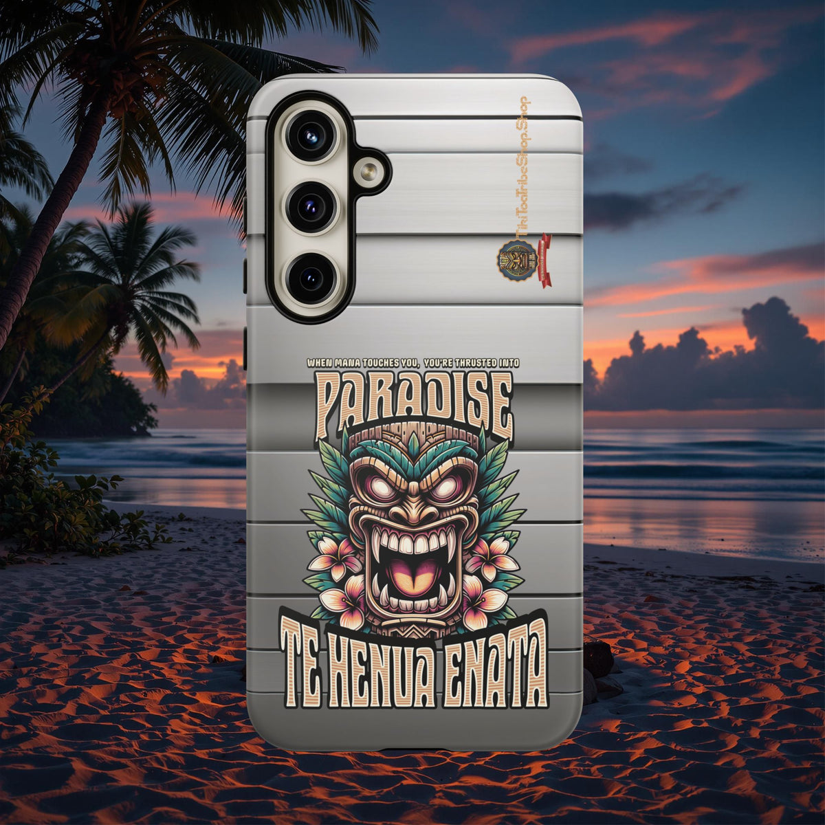 Te Henua Enata â Coque Antichoc Tiki Ancestral & Puissant