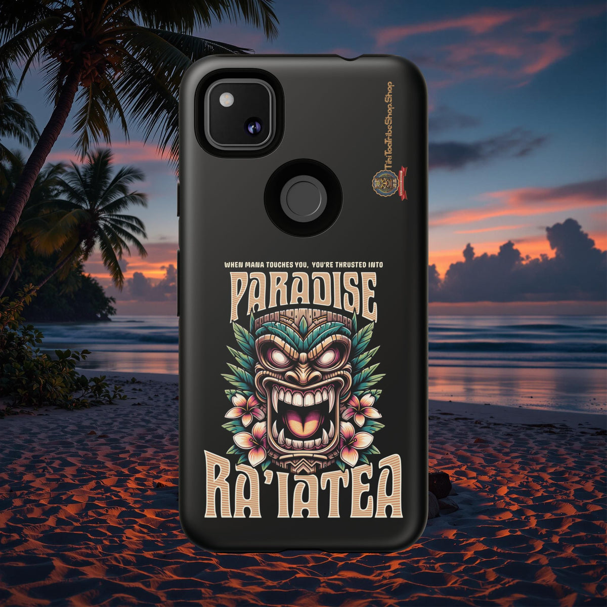 Ra’iatea – Coque Tiki Tribal de Protection Premium