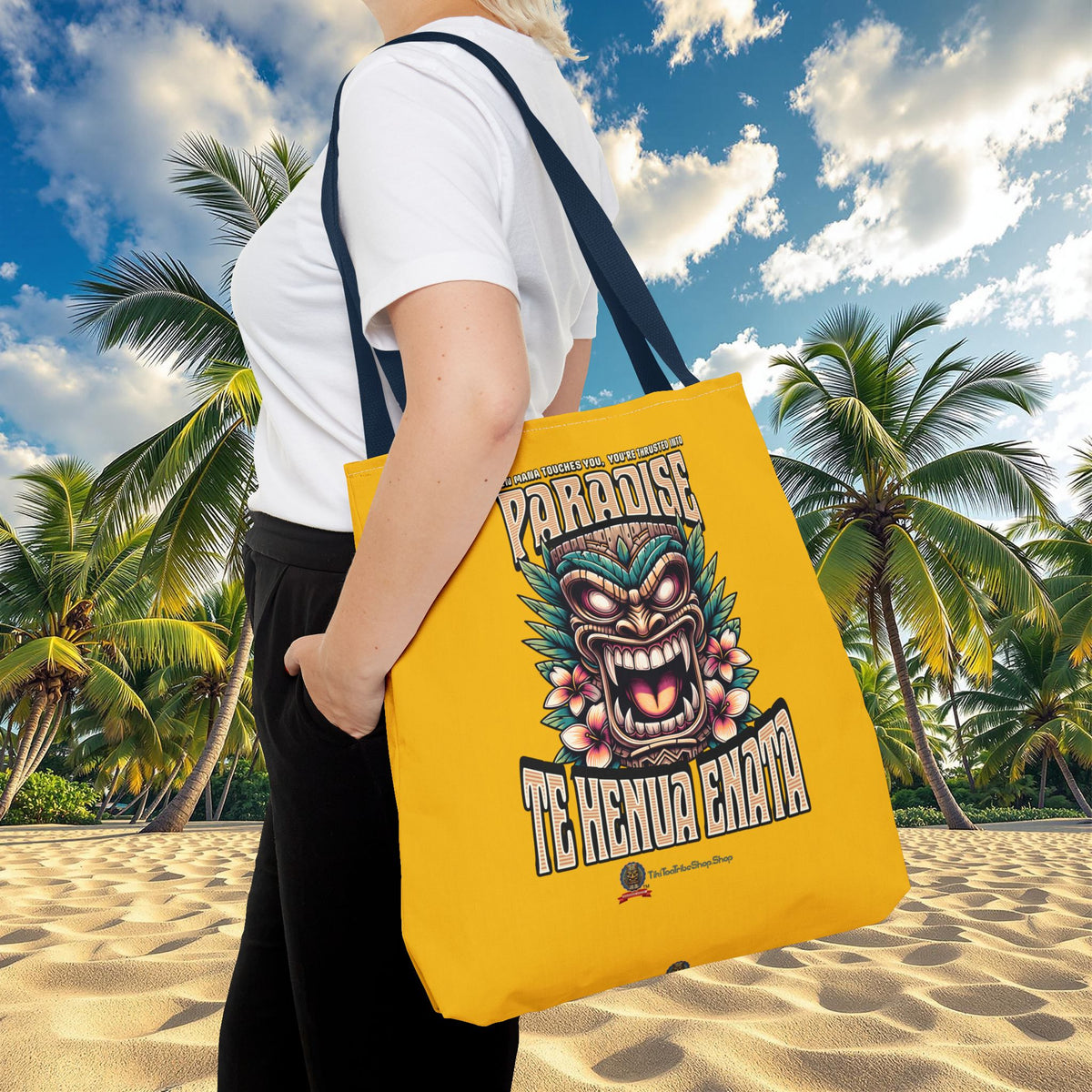 TE HENUA ENATA PARADISE Tote Bag