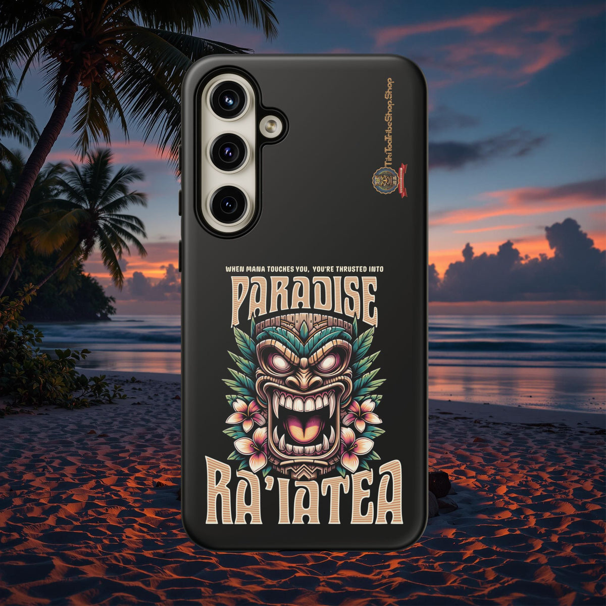 Ra’iatea – Coque Tiki Tribal de Protection Premium