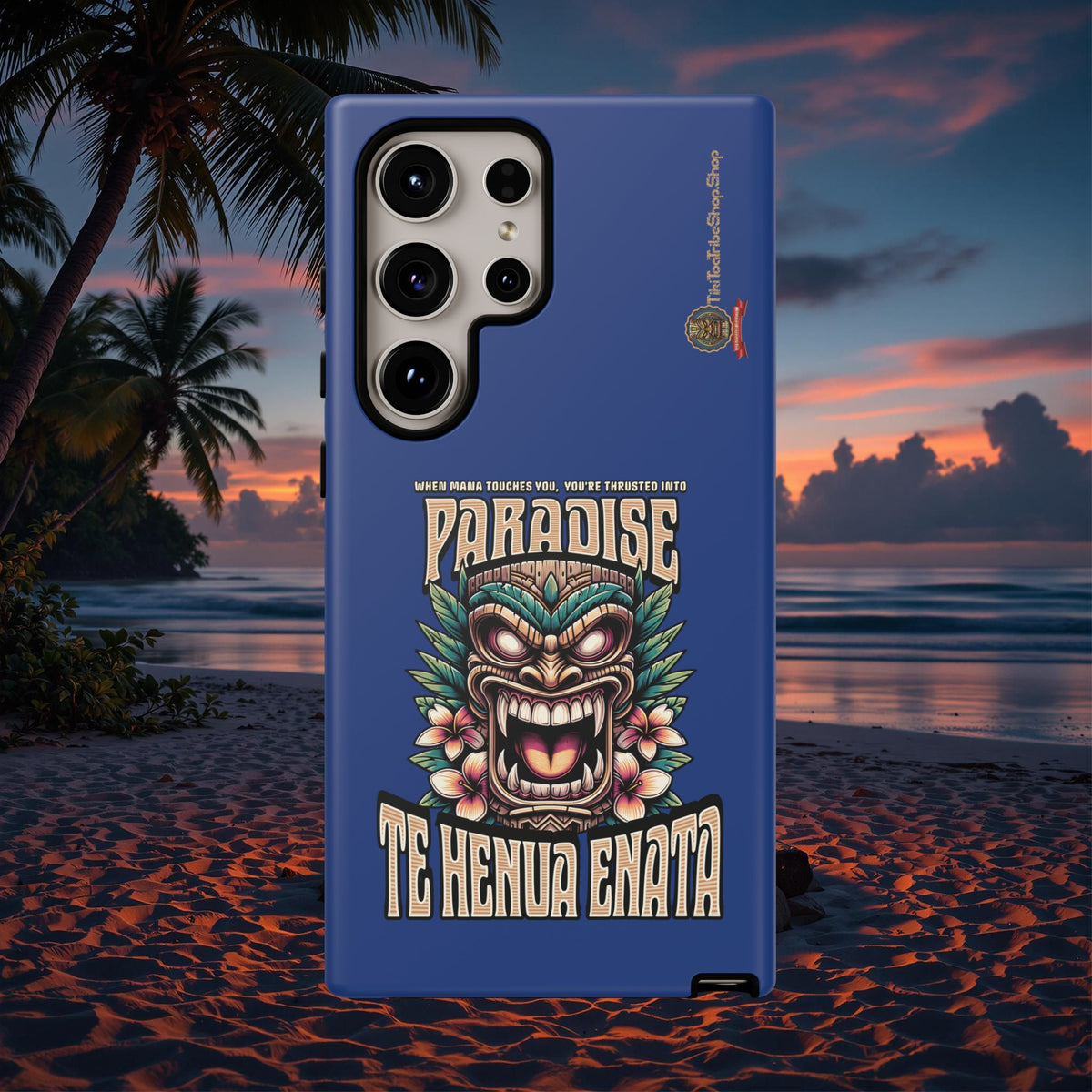 Te Henua Enata â Coque Antichoc Tiki Ancestral & Puissant