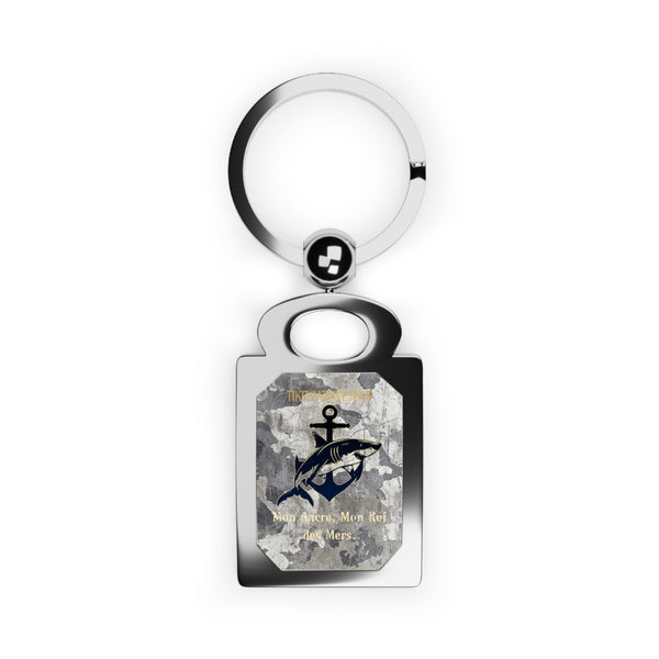 🇫🇷 “Anchor & Shark” Keychain