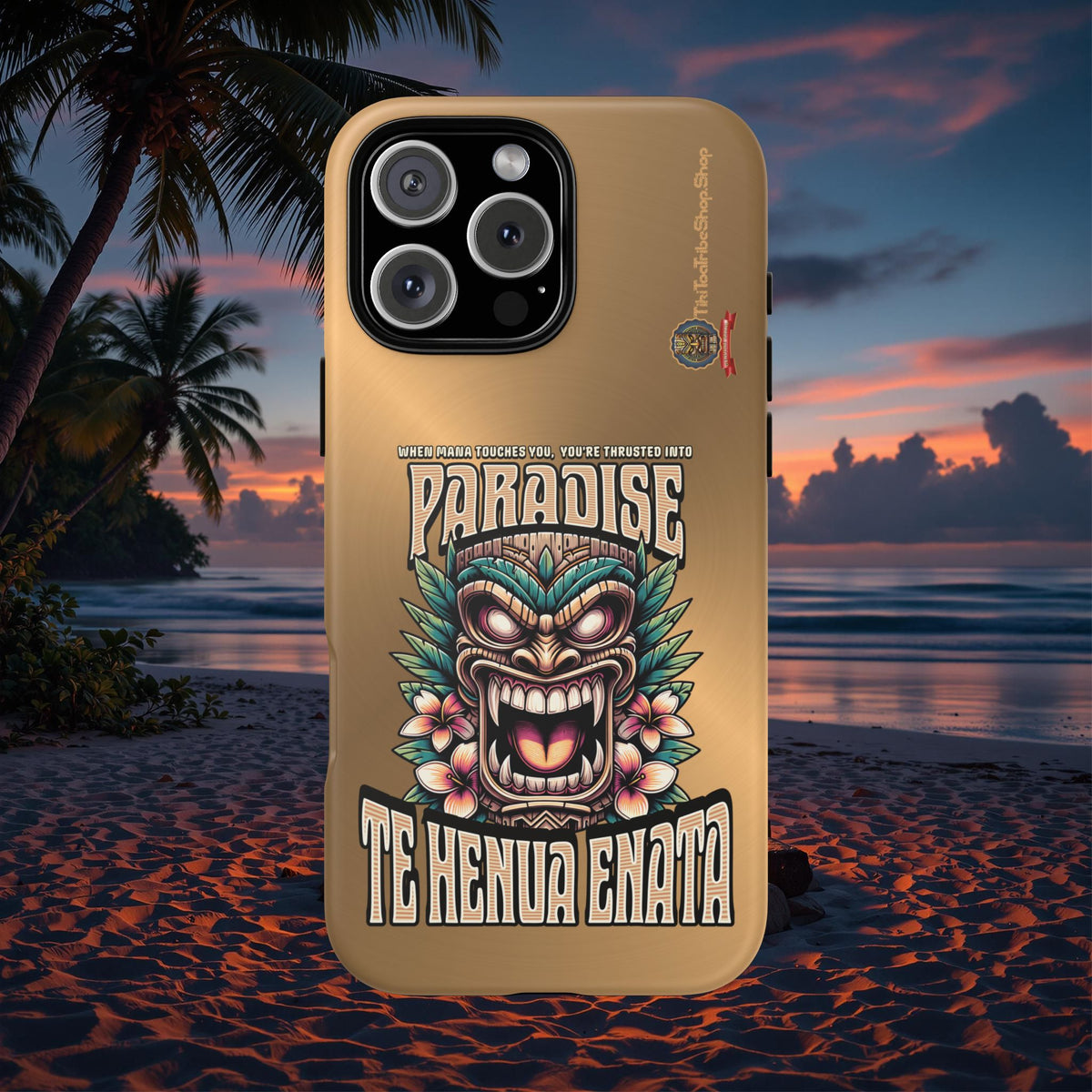 Te Henua Enata â Coque Antichoc Tiki Ancestral & Puissant